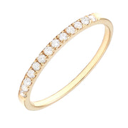Classic Diamond Band in 14K Yellow Gold